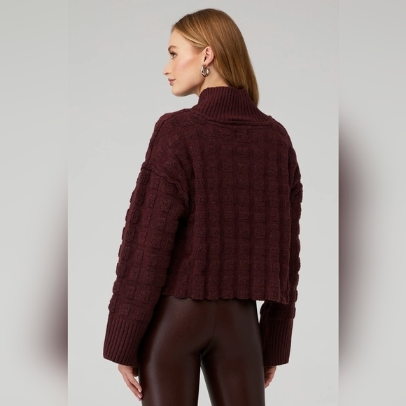 FREE PEOPLE Soul Searcher Mock Neck Womens Sweater NWOT - Picture 4 of 17